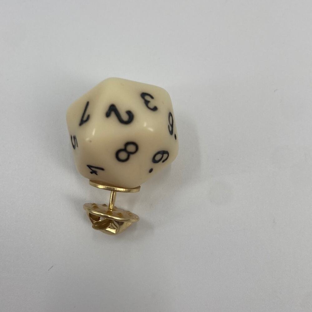 Handmade D & D dice pin